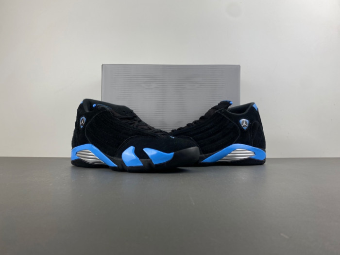 Air Jordan 14 Black/University Blue 487471-002