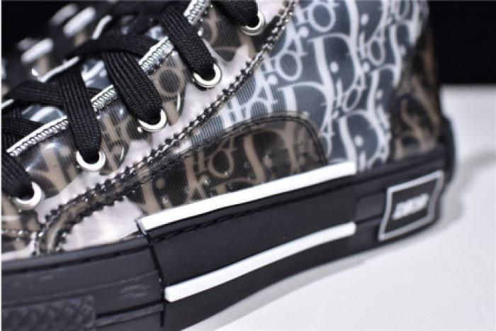 DR B23 BLACK OBLIQUE HIGH TOP SNEAKERS KCK211-DCS906