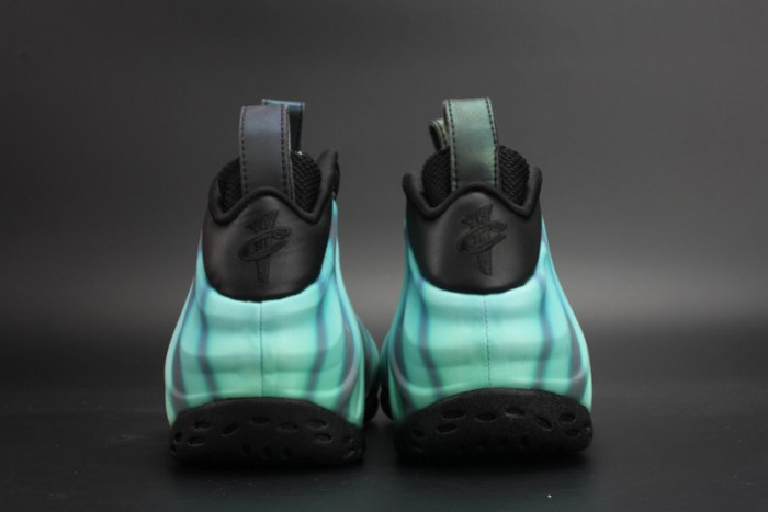 nike air foamposite one “N0*Hern lights” black/green mens 840559-001