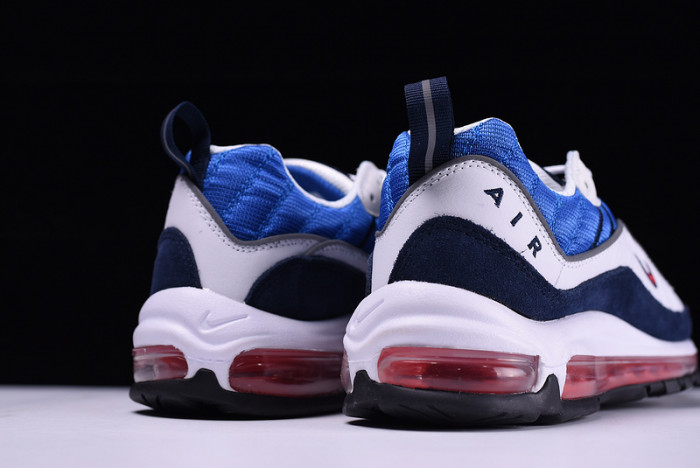 nike air max 98 “gundam” white/university red 640744-100