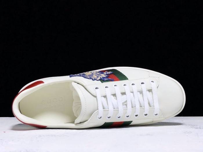 G*u*i ace embroidered low-top sneaker
