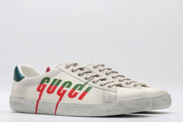 G*u*i ace embroidered low-top sneaker 576137 a38v0 9090