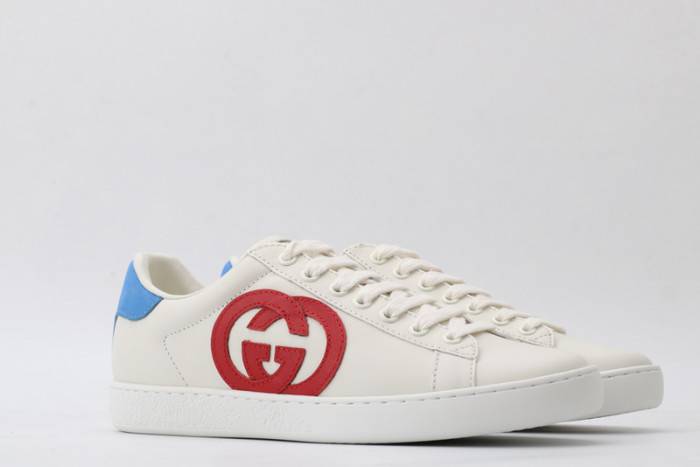 G*u*i ace embroidered low-top sneaker 431942a38g09066