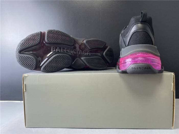 BLCG Sneaker Triple.s.Gomma Black Plum Red 541624 W09O1 0829