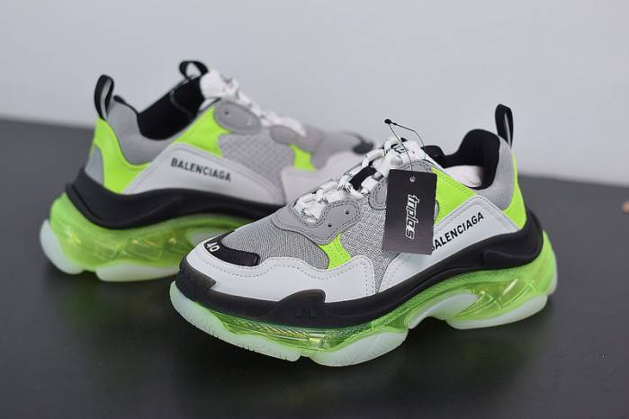 BLCG Sneaker Triple.s.Gomma Grey White Green 541624 W2FR1 8297