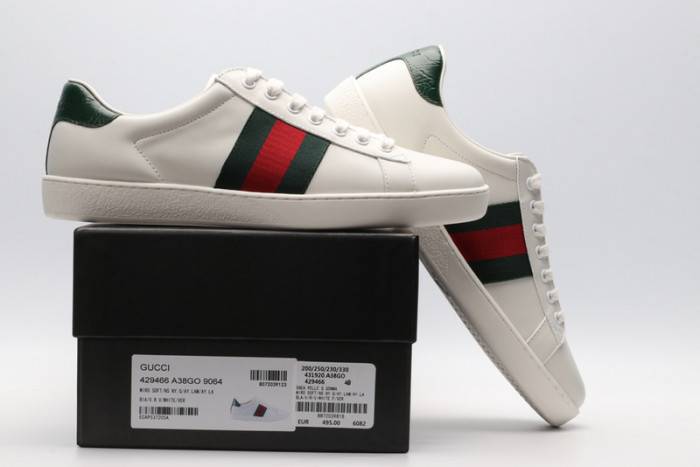 G*u*i ace embroidered low-top sneaker 429466a38g09064