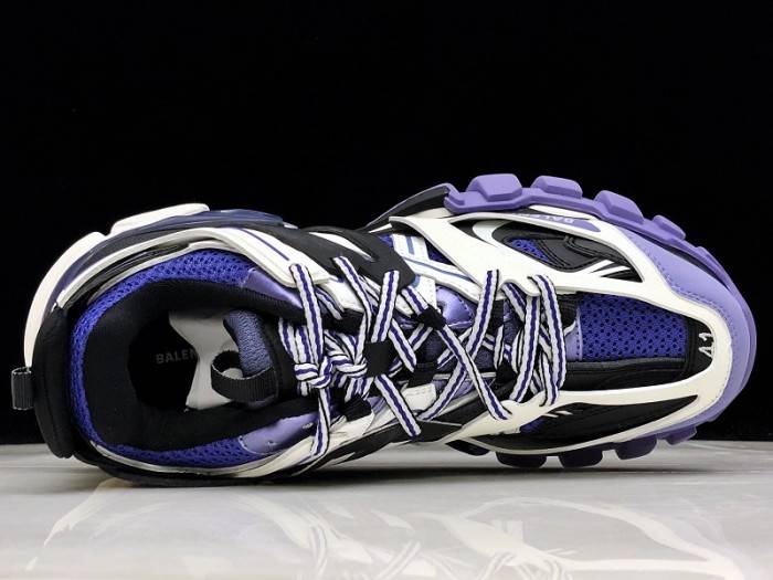 BLCG Sneaker Tess.s.Gomma white-black-purple 542023 W1GB1 8322