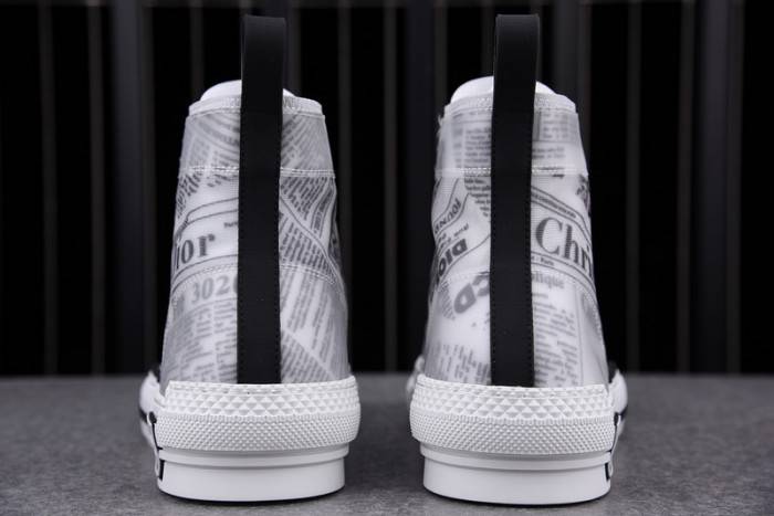 D10R B23 Oblique High Top Sneaker