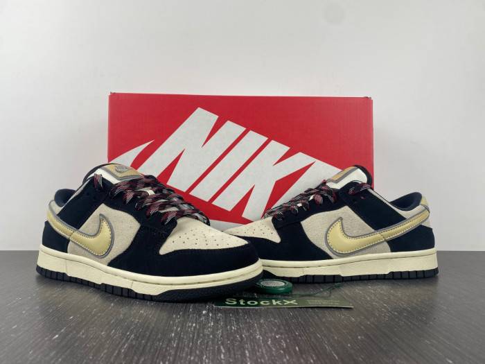 Nike Dunk Low Wmns Black Suede DV3054-001