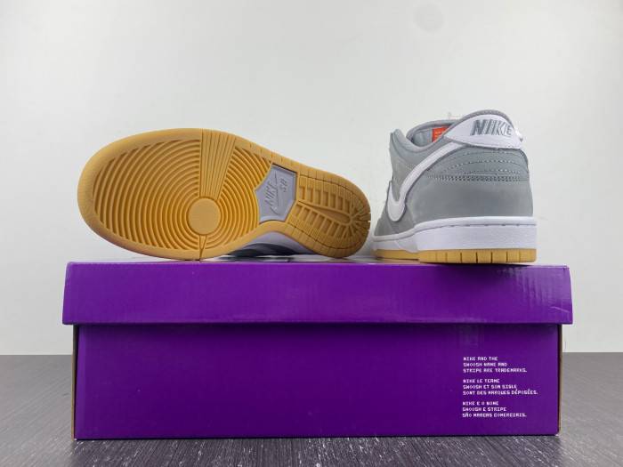 Nike Sb Dunk Low Pro Iso Orange Label Wolf Grey Gum DV5464-001