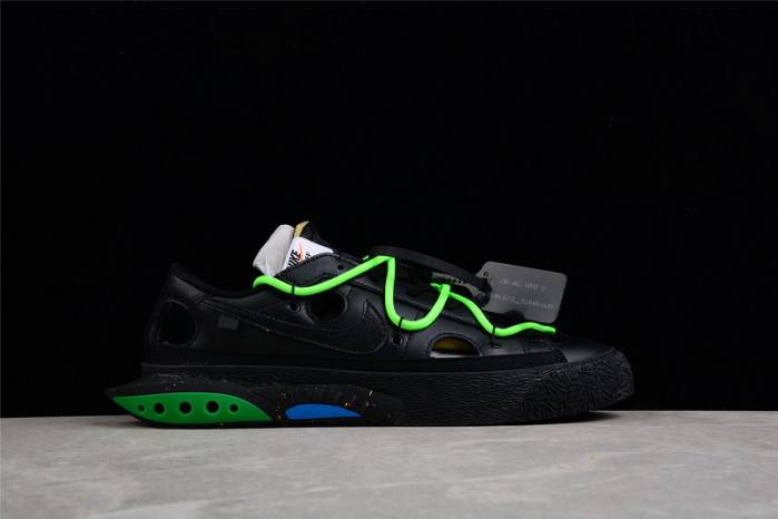 OFF WHITE Nike Blazer Low x 00F “Black / Green” DH7863-001